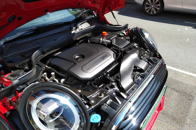 Engine vacuumed of dust and wiped down. Was thoroughly cleaned just six weeks ago.